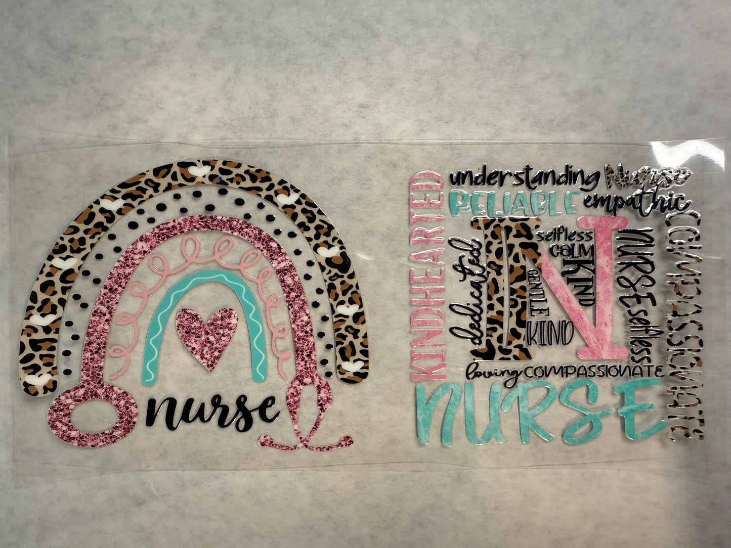 Nurse Rainbow Decals for 16oz, 20oz, 24oz