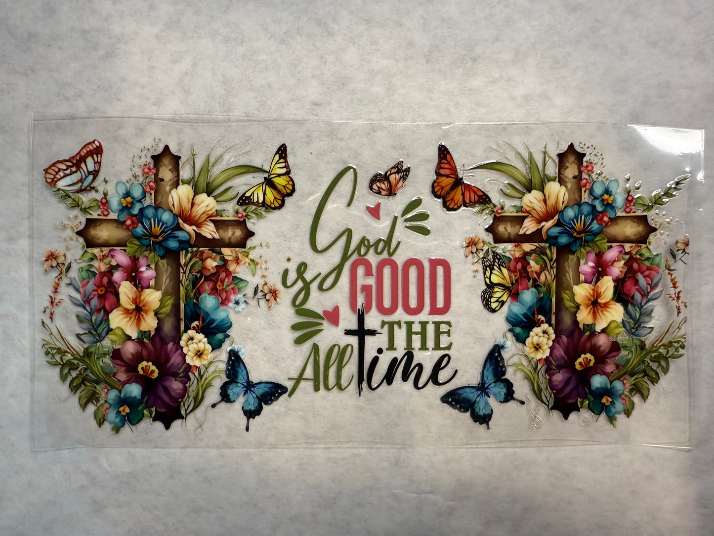 God is Good All the Time Wrap for 16oz, 20oz, 24oz