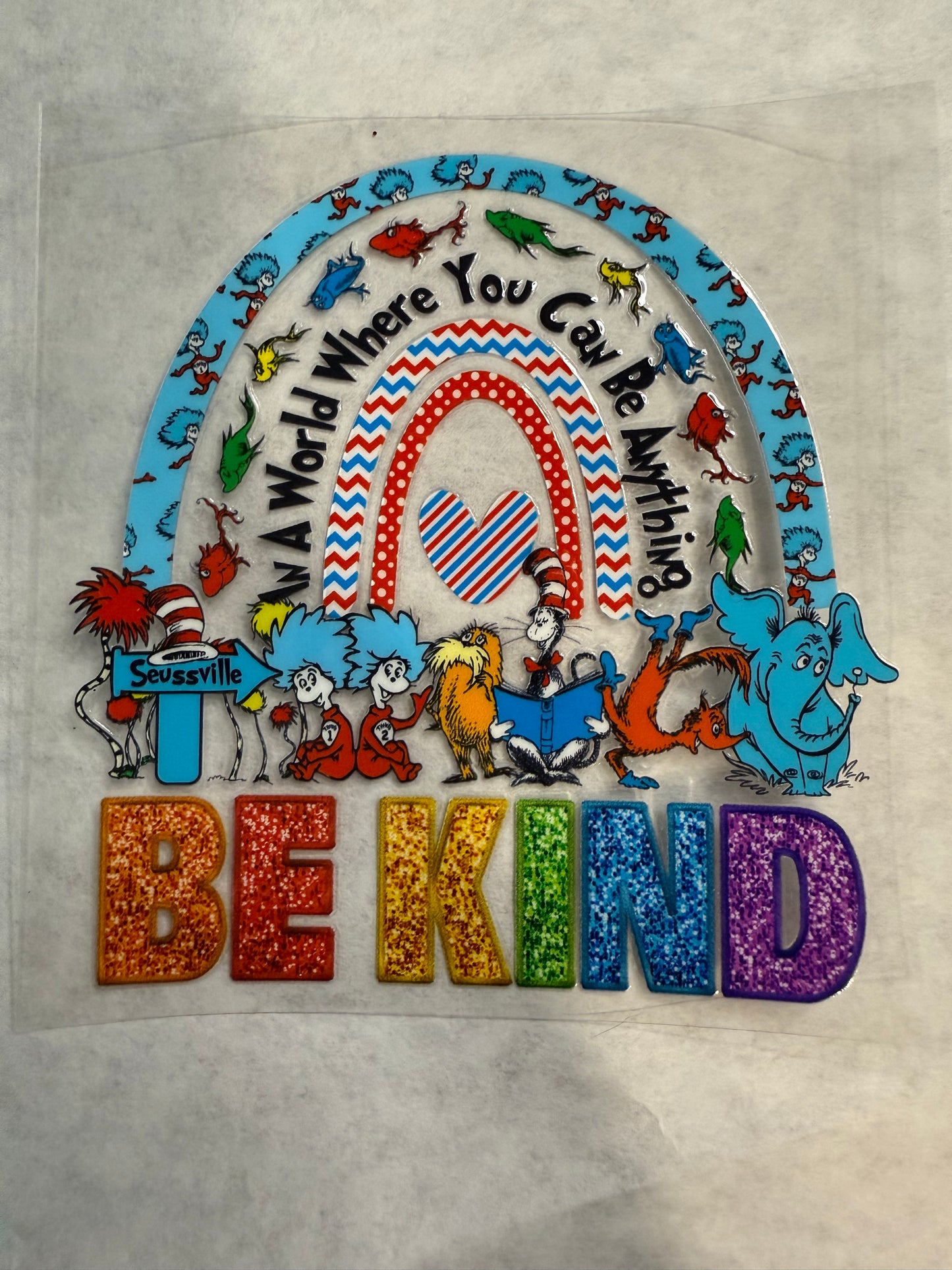 Be Kind - Autism Decal for 16oz, 20oz, 24oz
