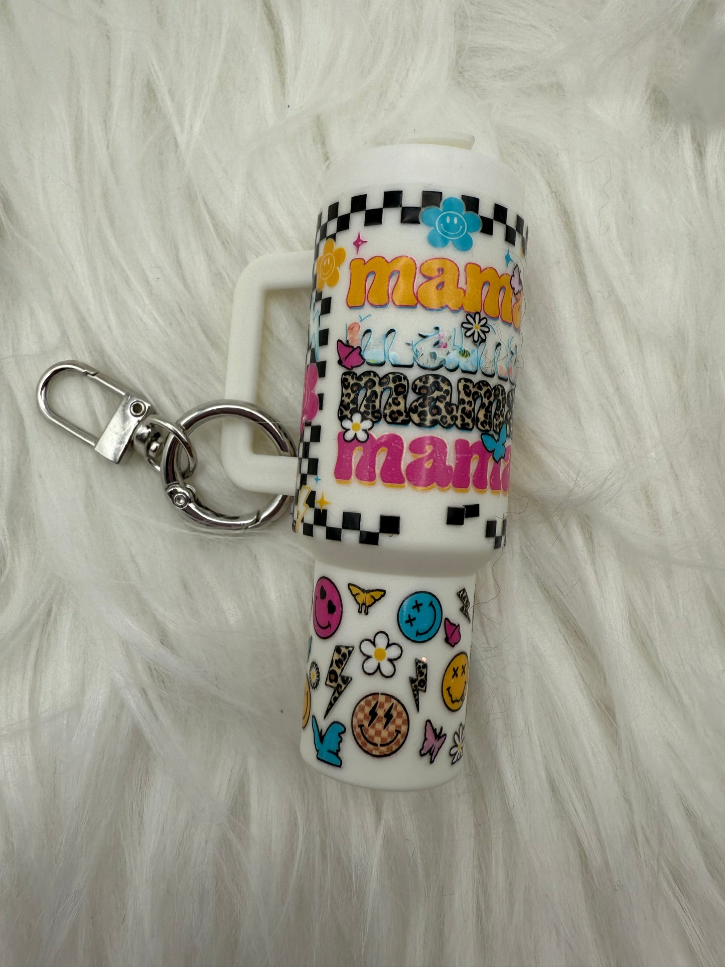 Mama Chapstick Holder Keychain