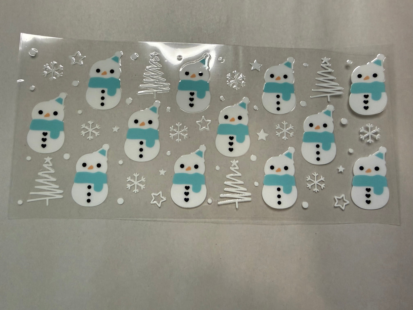 Snowmen wrap for 16oz, 20oz, 24oz, 40oz