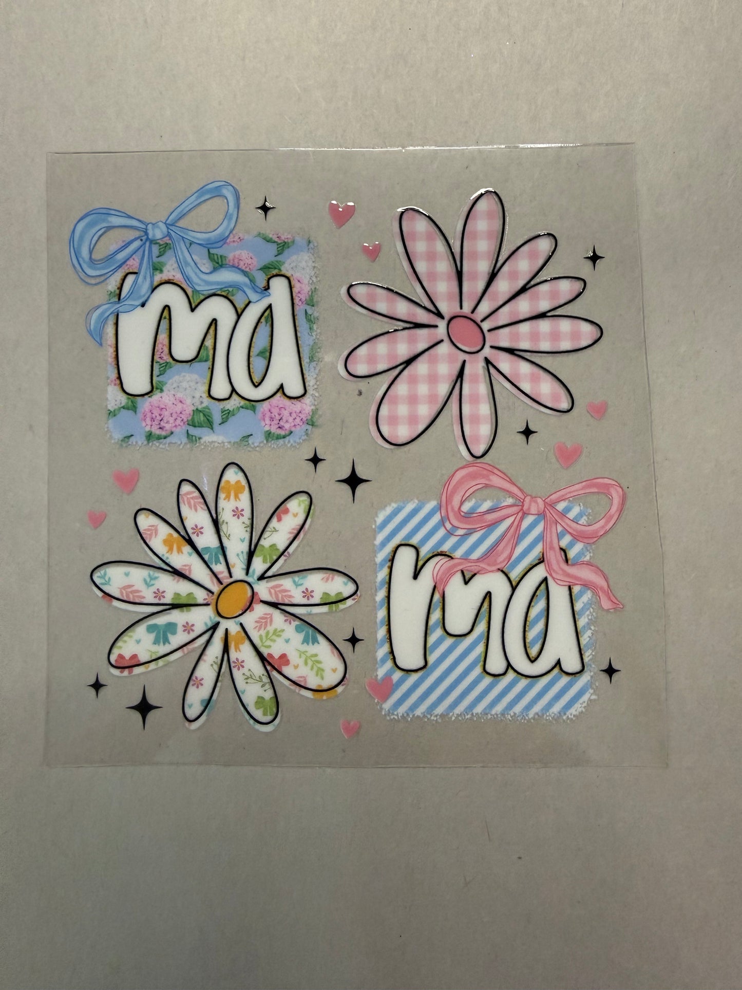 Mama Flowers decal for 16oz, 20oz, 24oz or 40oz