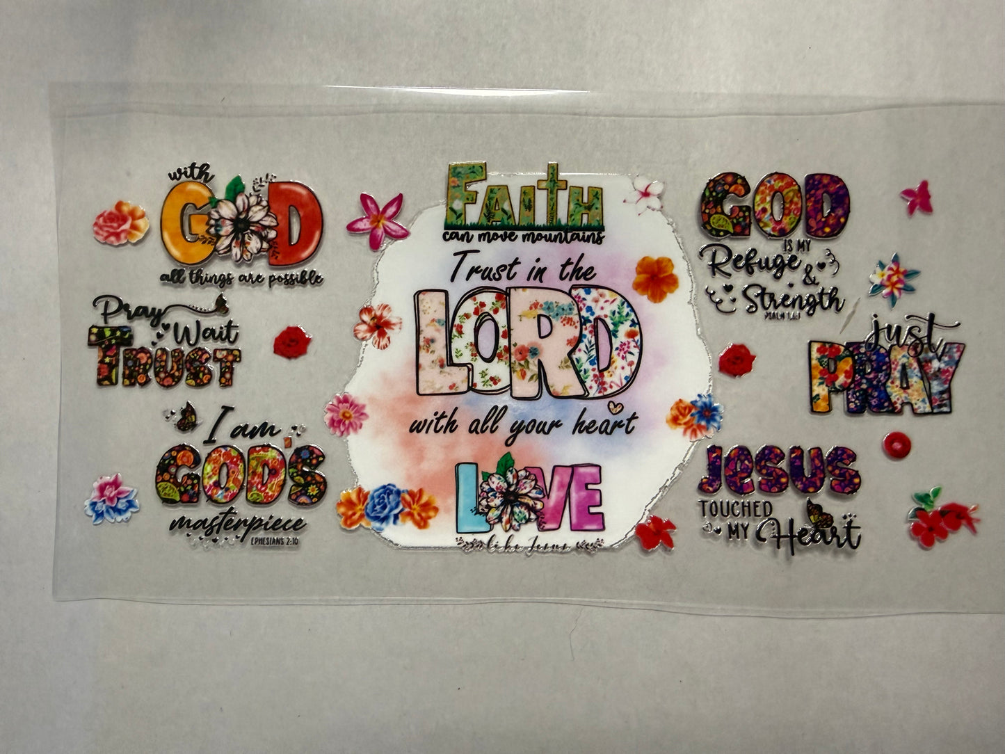 Trust in the Lord wrap for 16oz, 20oz, 24oz, 40oz