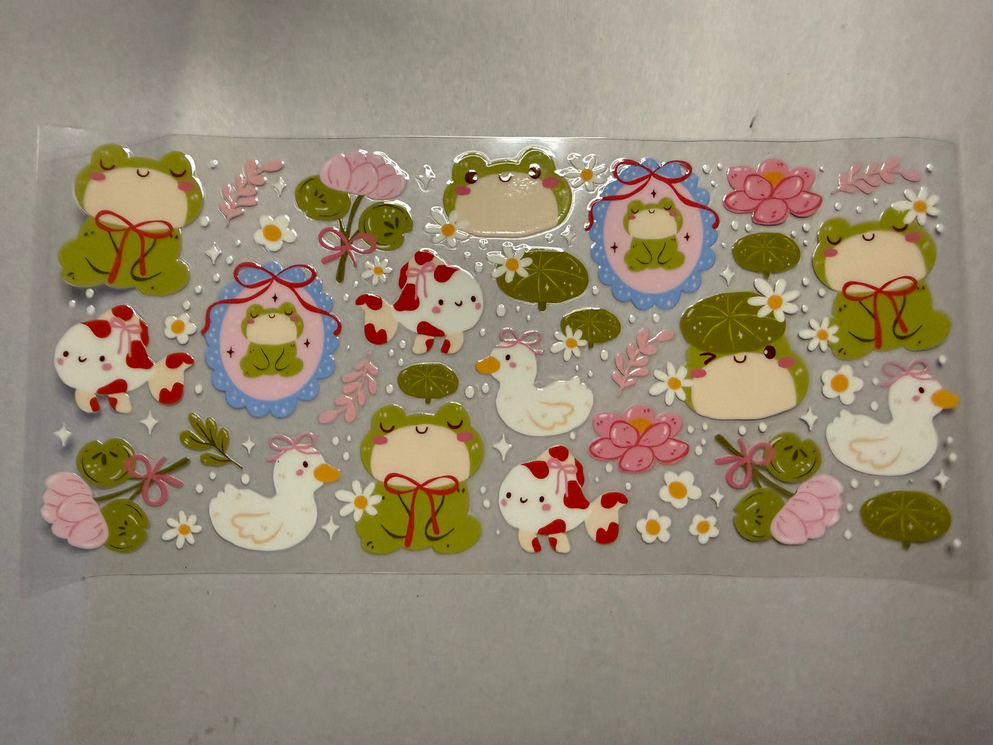 Frogs and Ducks wrap for 16oz, 20oz, 24oz, 40oz