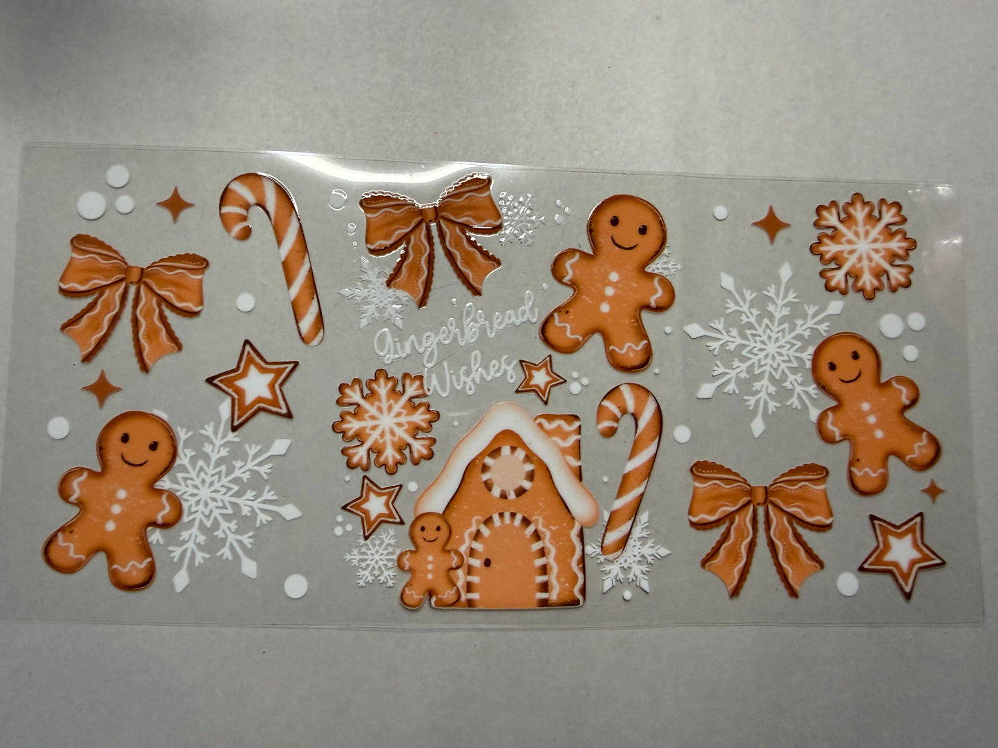 Gingerbread House and Men wrap for 16oz, 20oz, 24oz, 40oz