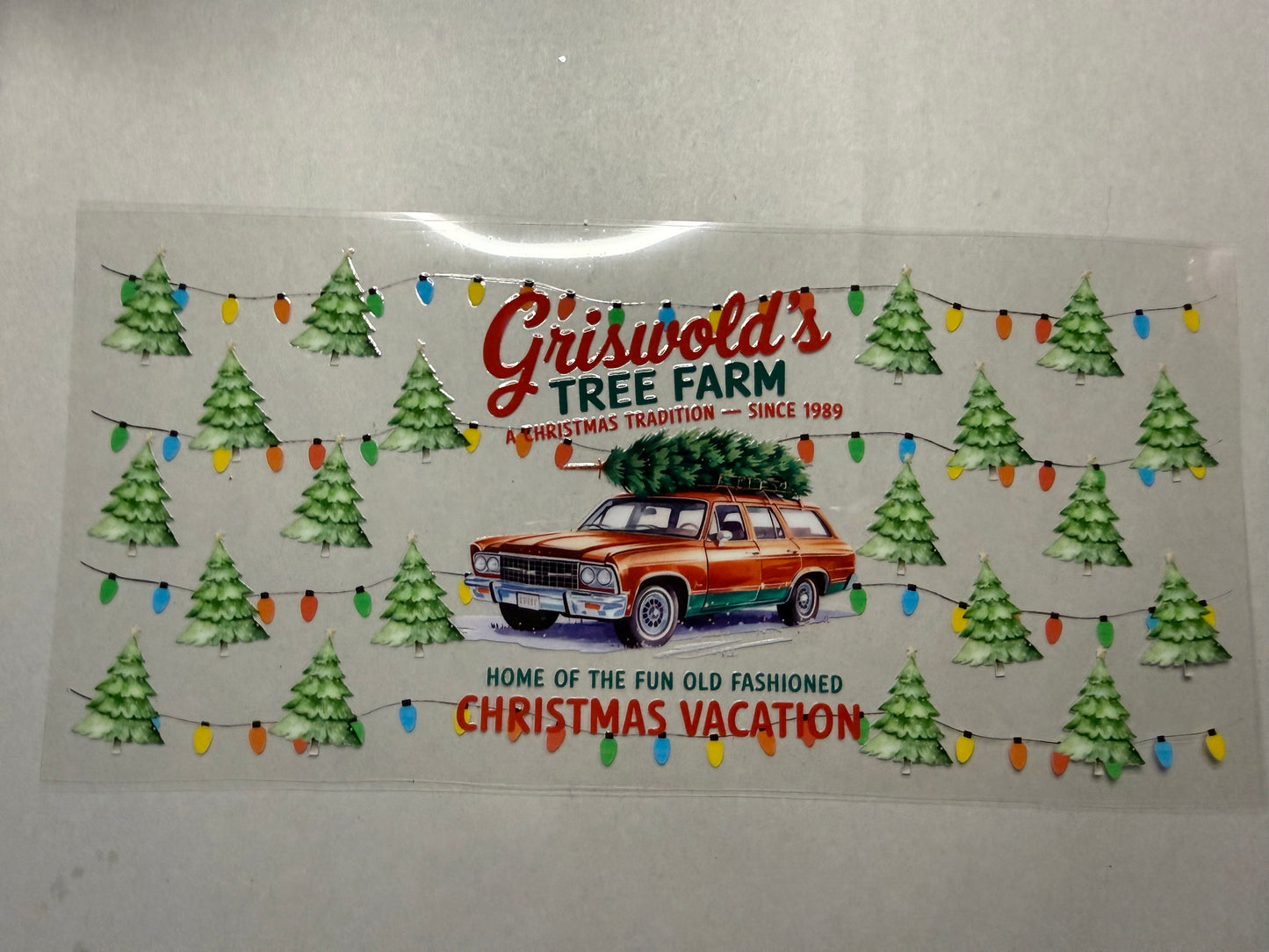 Christmas Tree Farm wrap for 16oz, 20oz, 24oz, 40oz