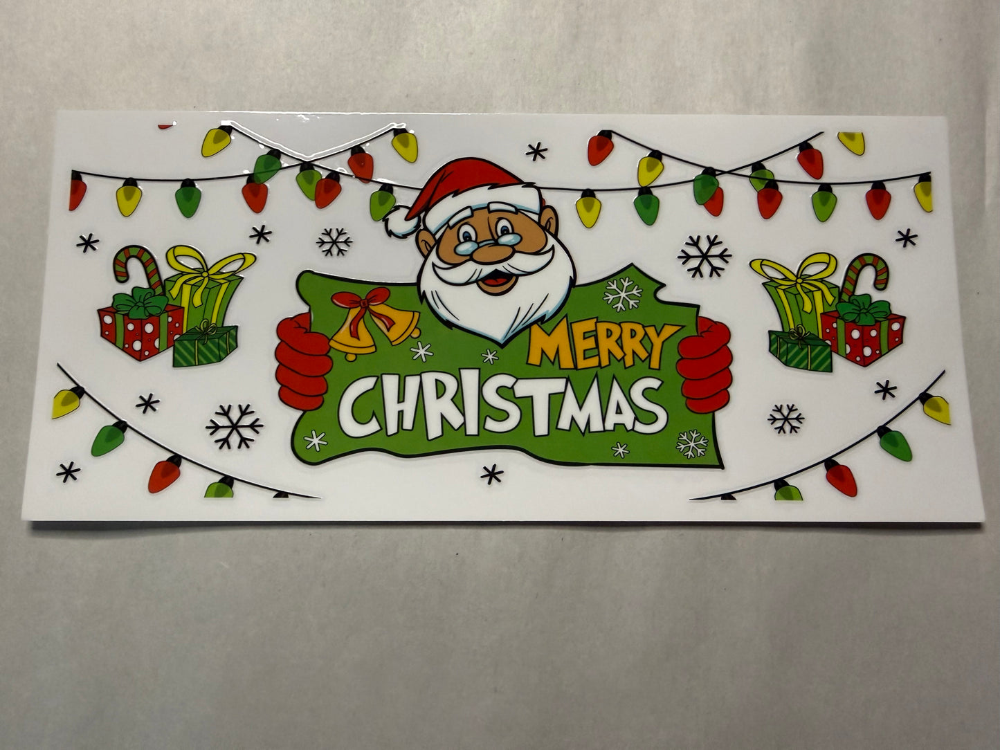 Merry Christmas wrap for 16oz, 20oz, 24oz, 40oz