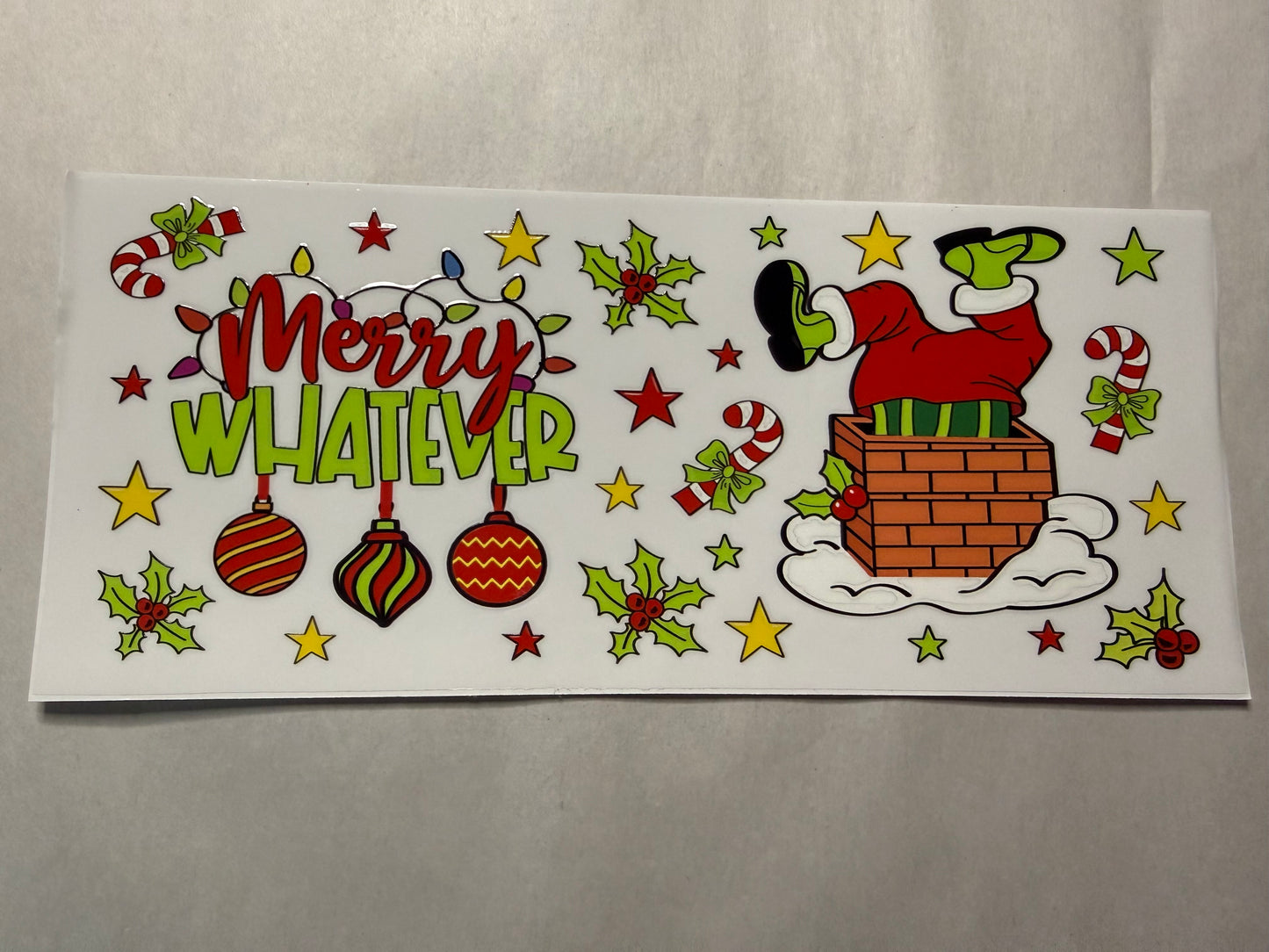 Merry Whatever wrap for 16oz, 20oz, 24oz, 40oz