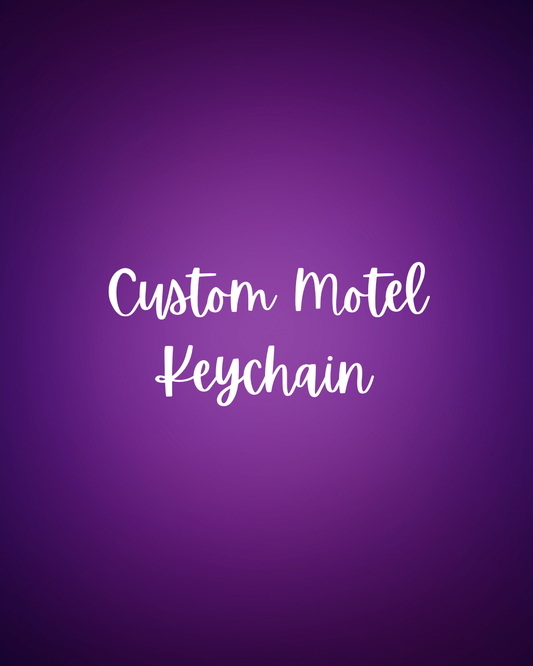 Custom Junk Motel Keychain