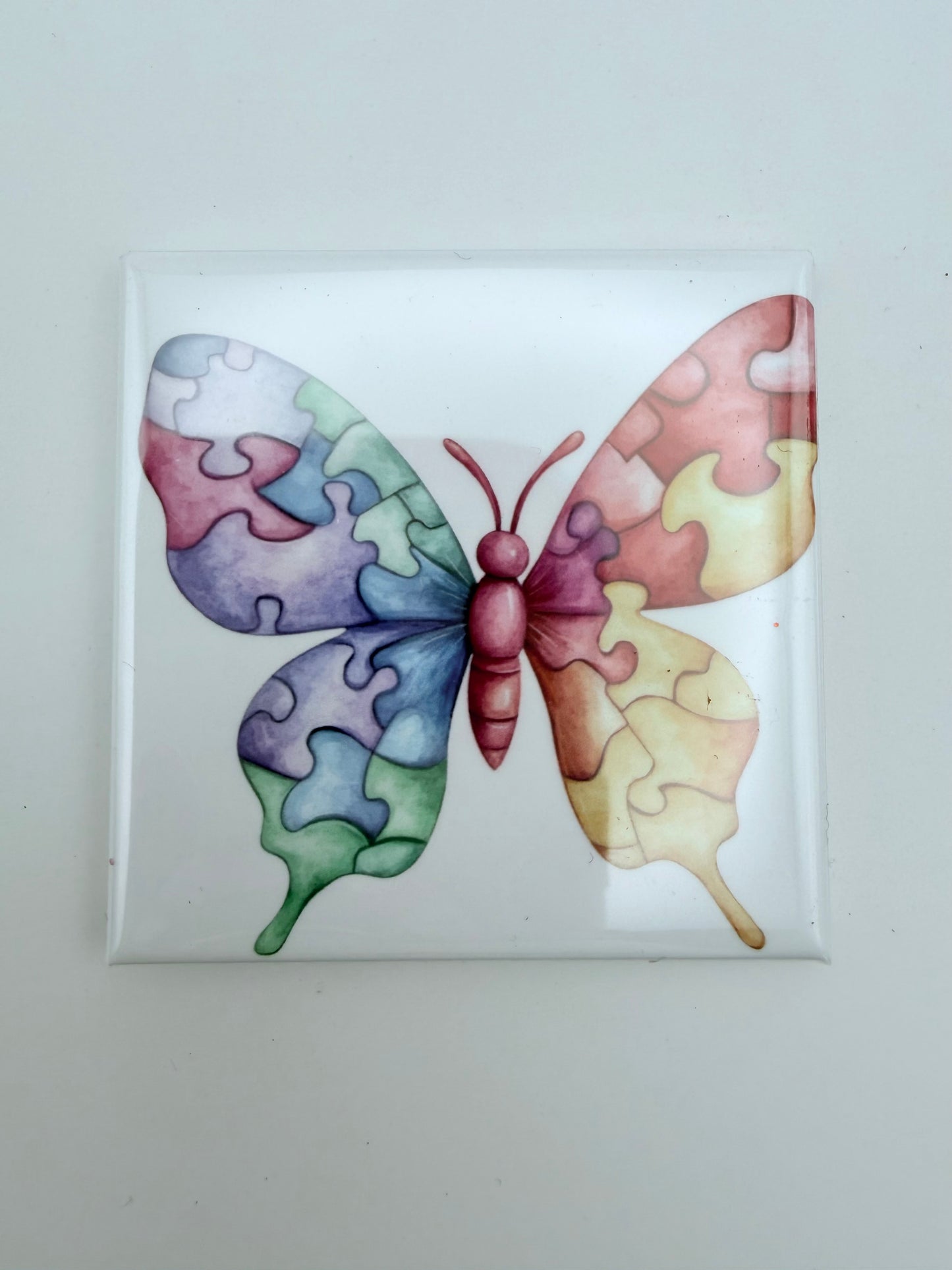 Autism Premade Acrylic Photo Magnets - 2"x2" - Set of 5
