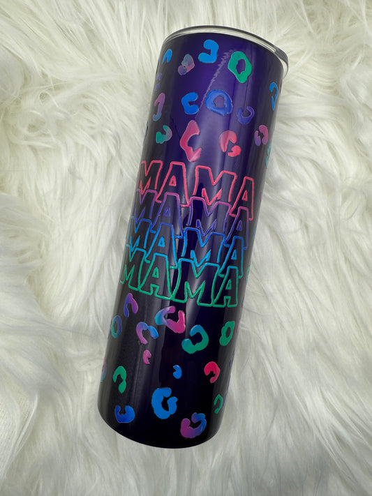 20oz Stainless Steel - Leopard Mama