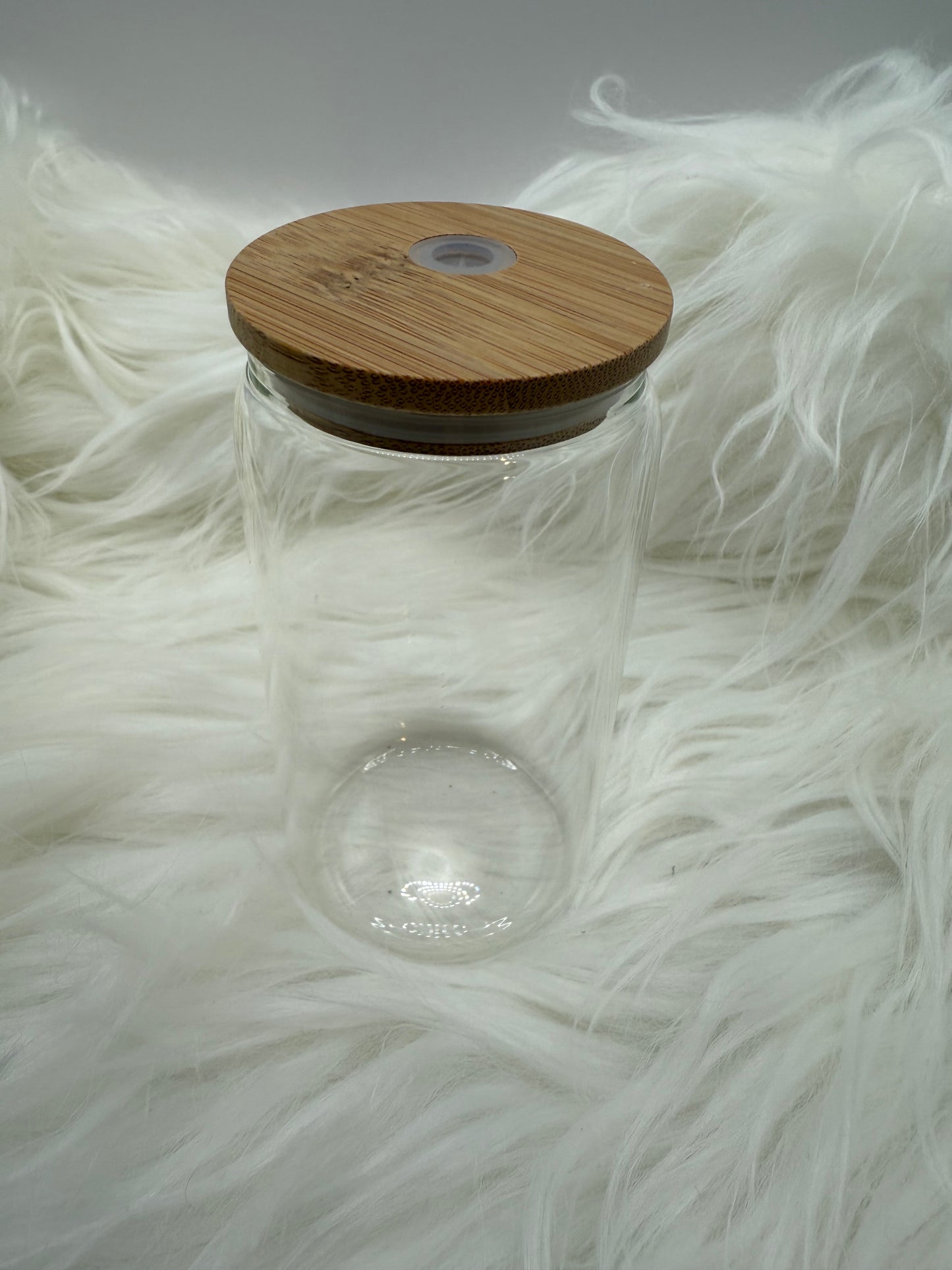 12oz Glass Can/Tumbler - Clear
