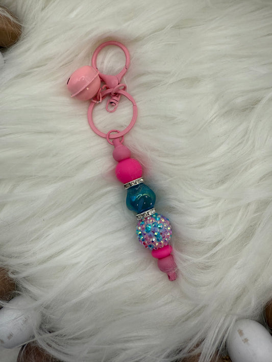 Cotton Candy Keychain