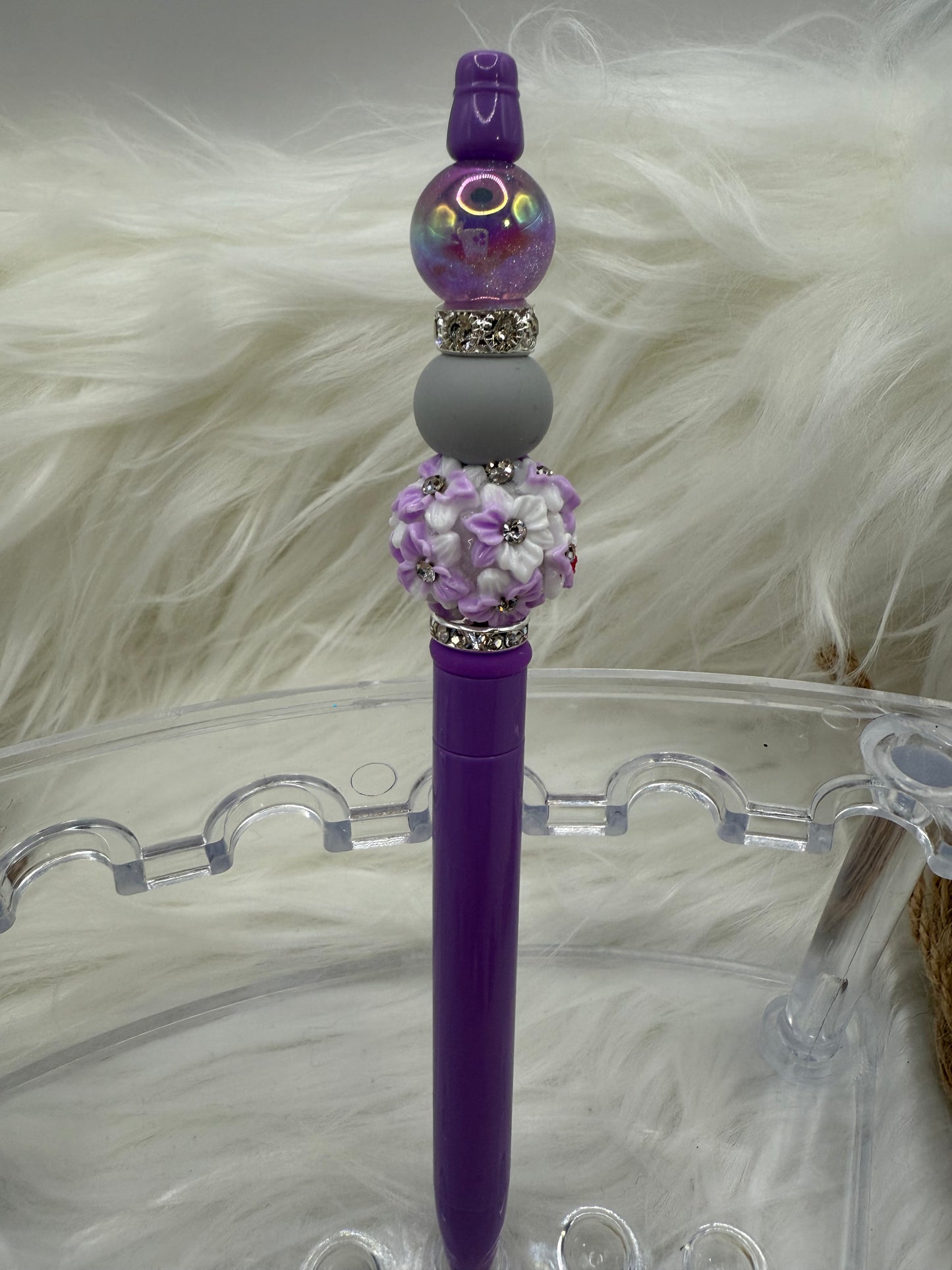 Purple Flower Pen