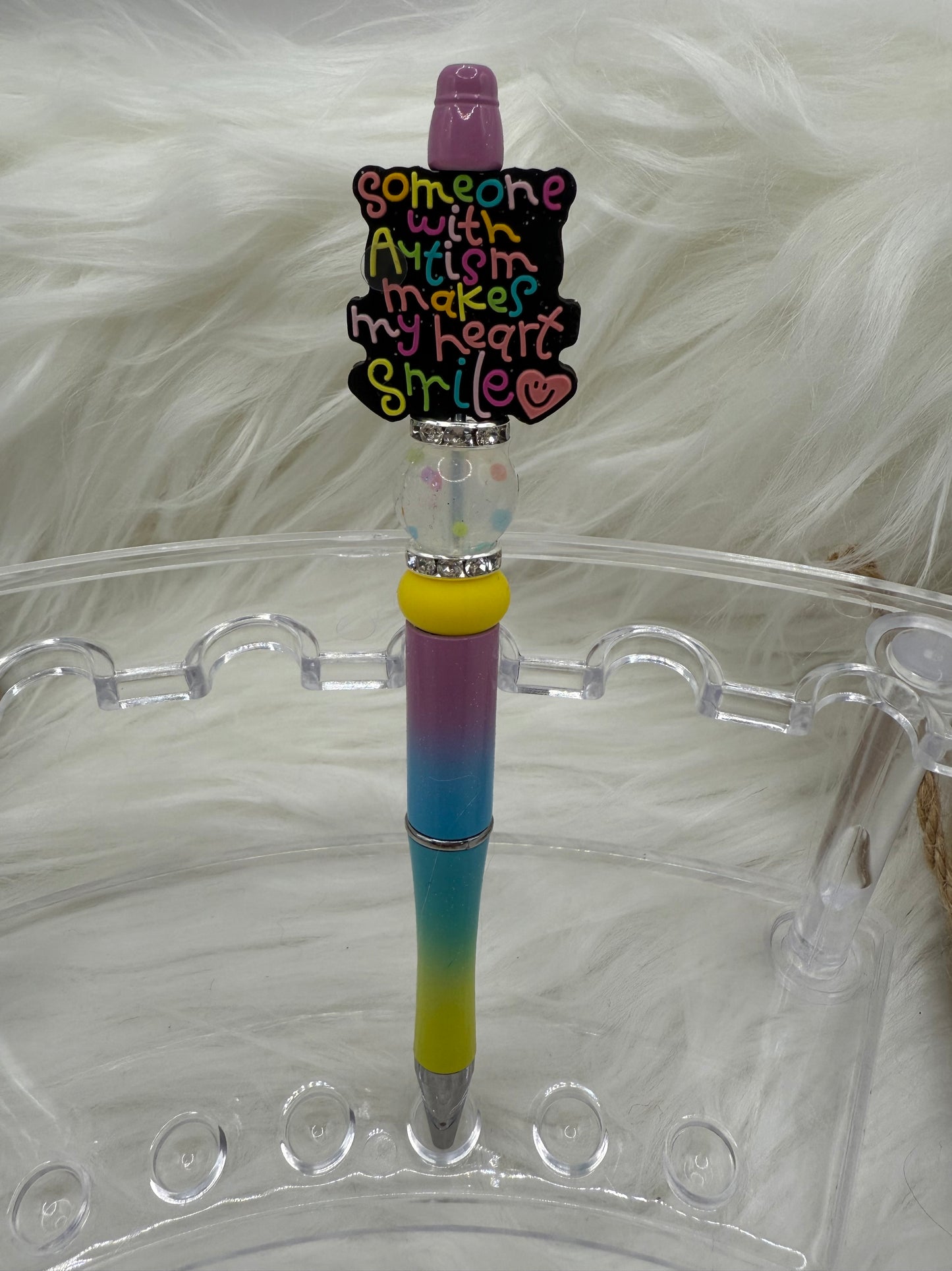 Someone with Autism Makes My Heart Smile Pen