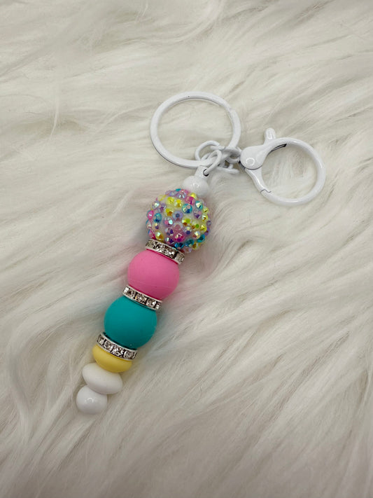 Cotton Candy Keychain