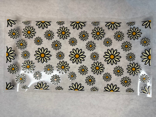 Daisy Flowers Wrap for 16oz, 20oz, 24oz