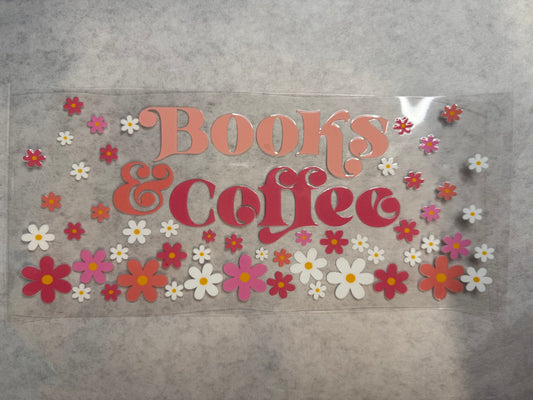 Books & Coffee Wrap for 16oz, 20oz, 24oz
