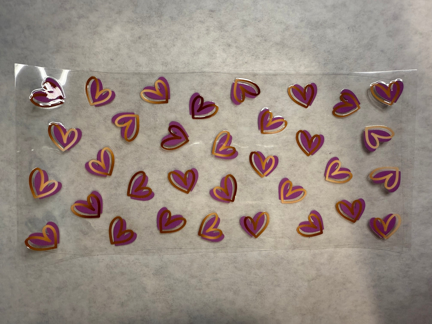Pink Hearts 2 Wrap for 16oz, 20oz, 24oz
