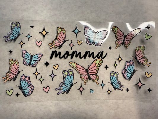 Butterflies Momma Wrap for 16oz, 20oz, 24oz