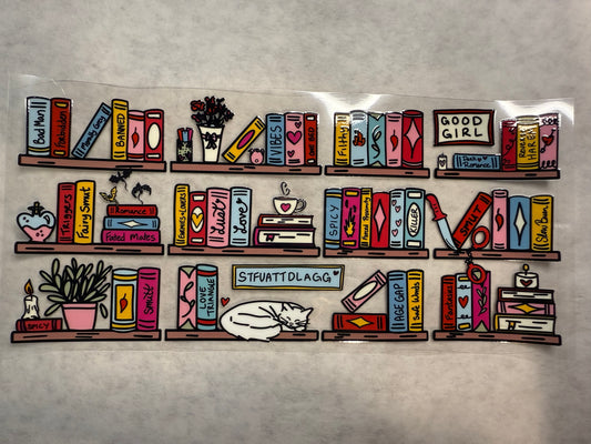 Smutty Bookshelf Wrap for 16oz, 20oz
