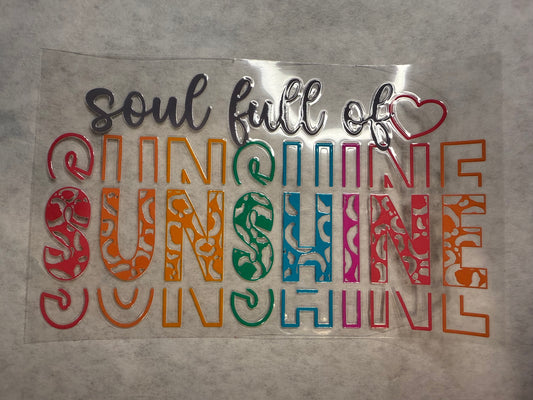 Soul Full of Sunshine Wrap for 16oz, 20oz