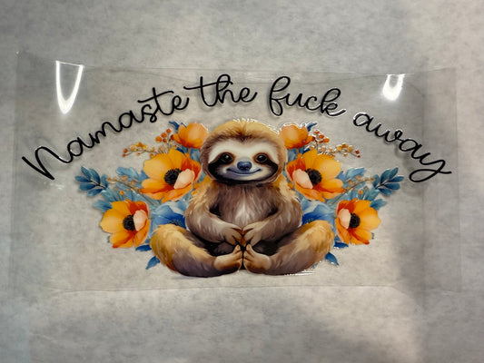 Namaste the Fuck Away Wrap for 16oz, 20oz