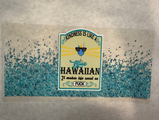 Blue Hawaiian Wrap for 16oz, 20oz