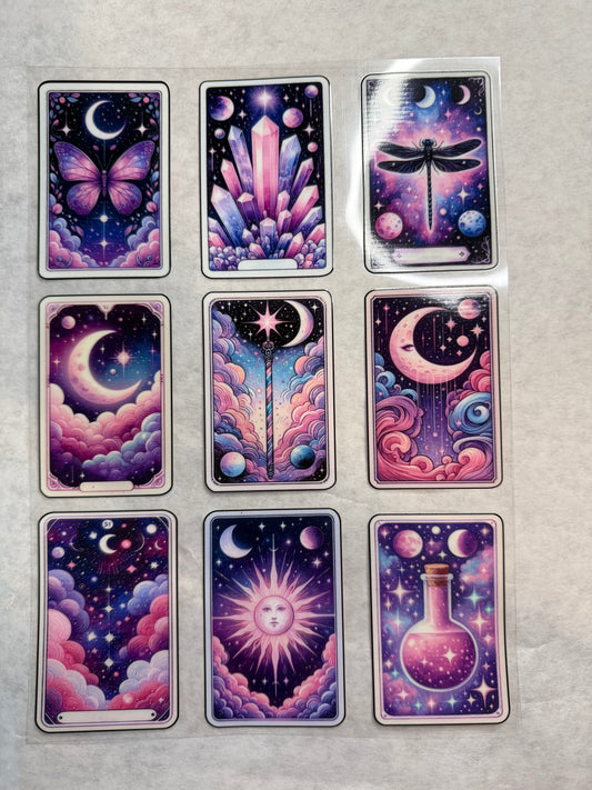 Tarot Card Decals for 16oz, 20oz