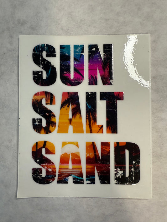 Sun Salt Sand Decal for 16oz, 20oz, 24oz