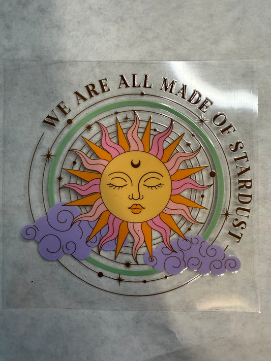 We Are All Made of Stardust Decal for 16oz, 20oz, 24oz