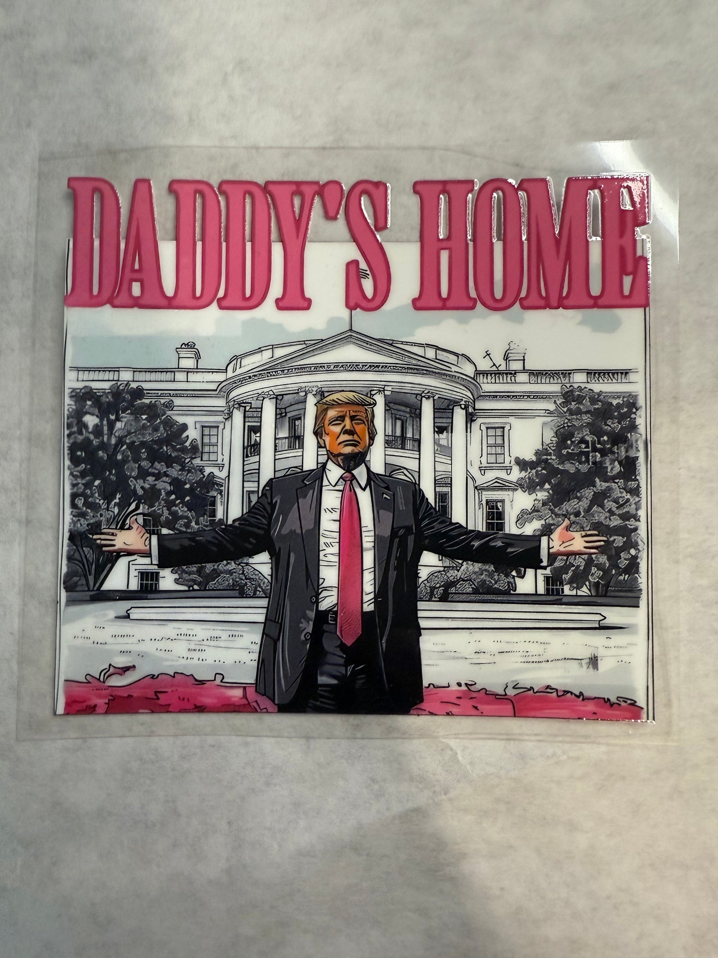 Daddy's Home Decal for 16oz, 20oz, 24oz