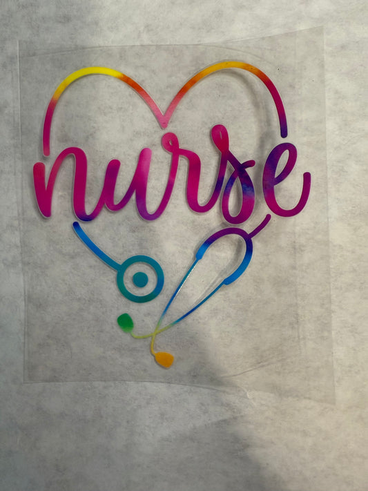 Nurse/Stethoscope Decal for 16oz, 20oz, 24oz