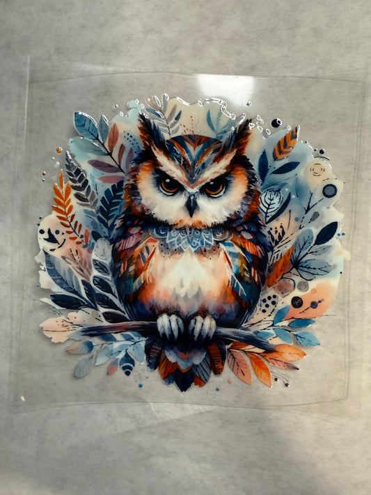Owl Decal for 16oz, 20oz, 24oz
