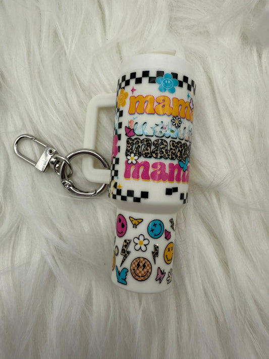 Mama Chapstick Holder Keychain