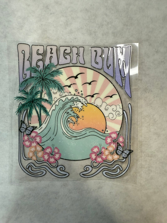 Beach Bum Decal for 16oz, 20oz, 24oz