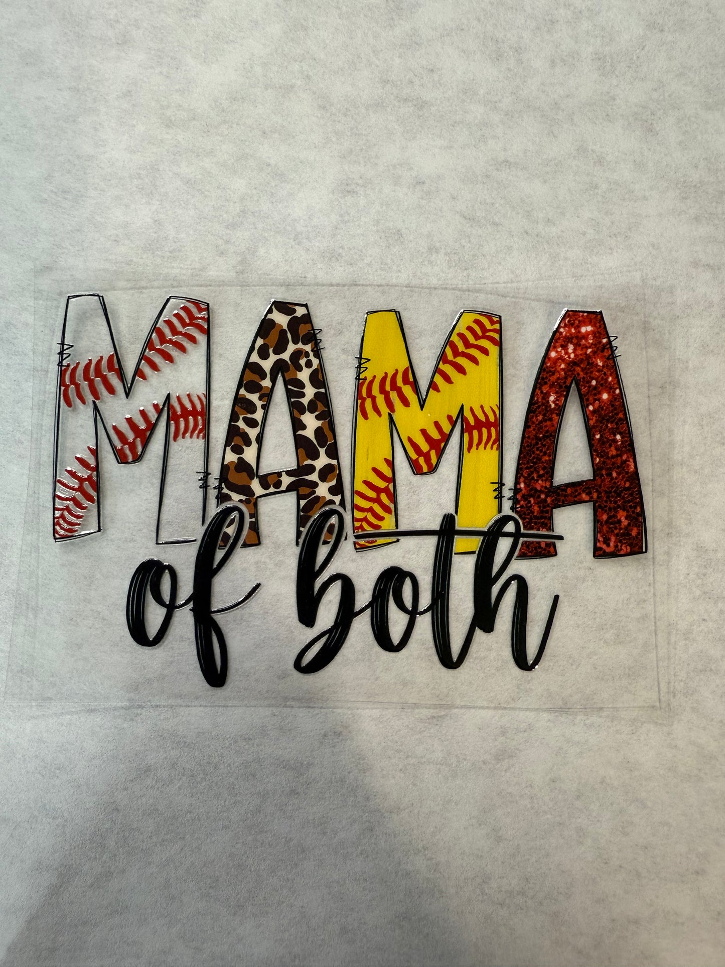 Sports Mama of Both Decal for 16oz, 20oz, 24oz