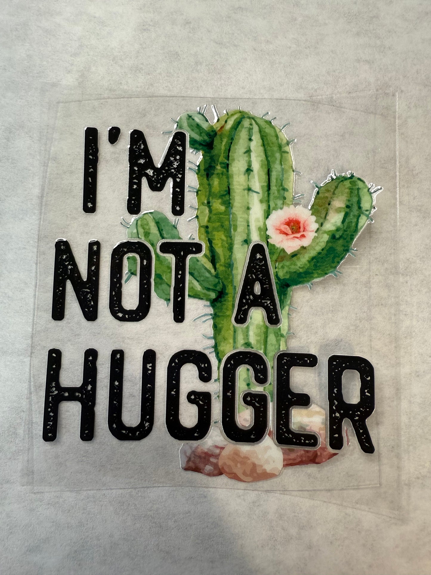 I'm Not a Hugger Decal for 16oz, 20oz, 24oz