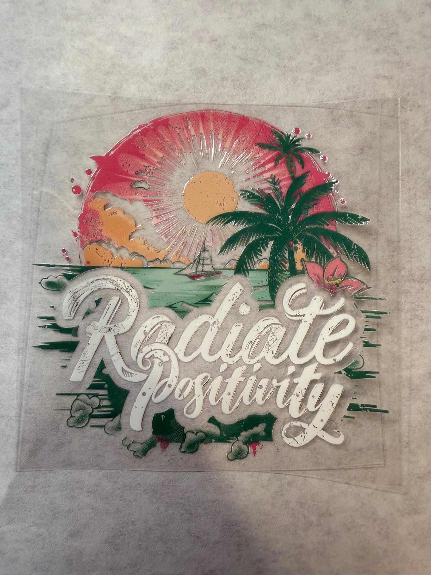 Radiate Positivity Decal for 16oz, 20oz, 24oz