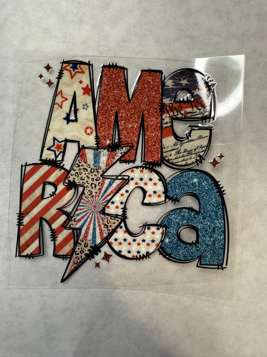 America Decal for 16oz, 20oz, 24oz (Copy)