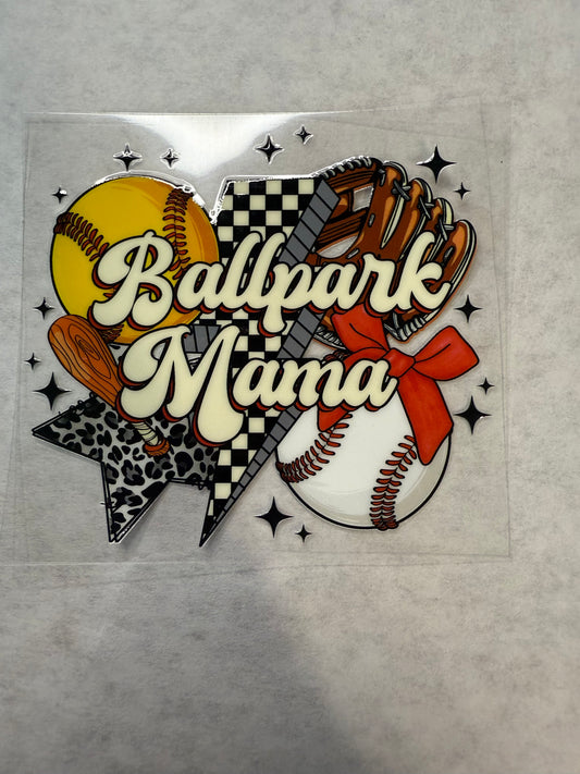Ballpark Mama Decal for 16oz, 20oz, 24oz