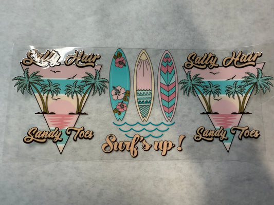 Surfs Up Wrap for 16oz, 20oz, 24oz