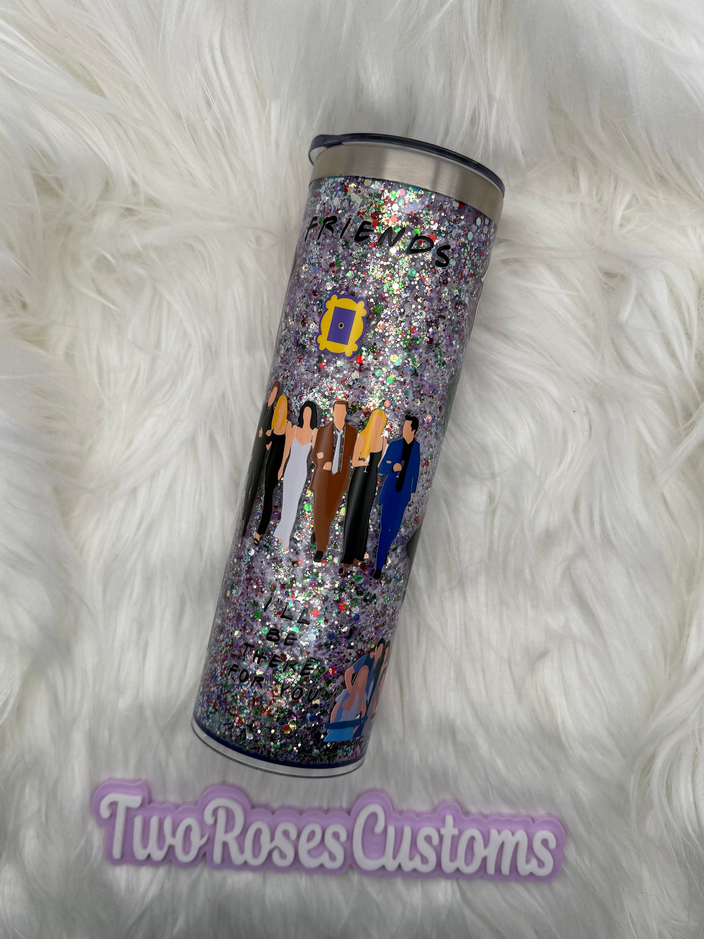 20oz Friends Stainless Steel Snowglobe