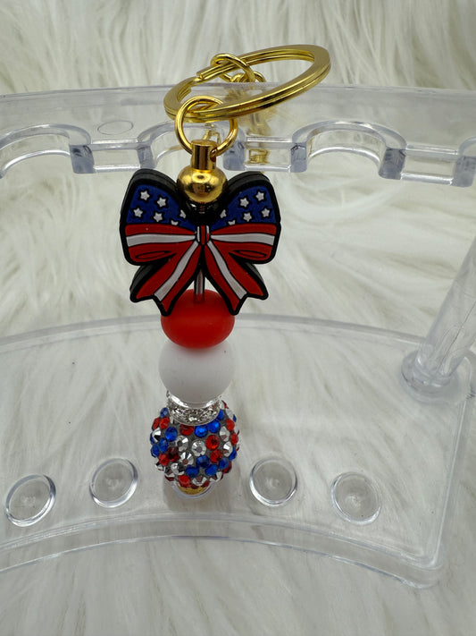 America Bow Keychain