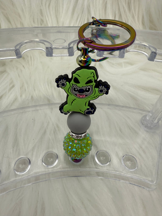 Blue Alien Keychain