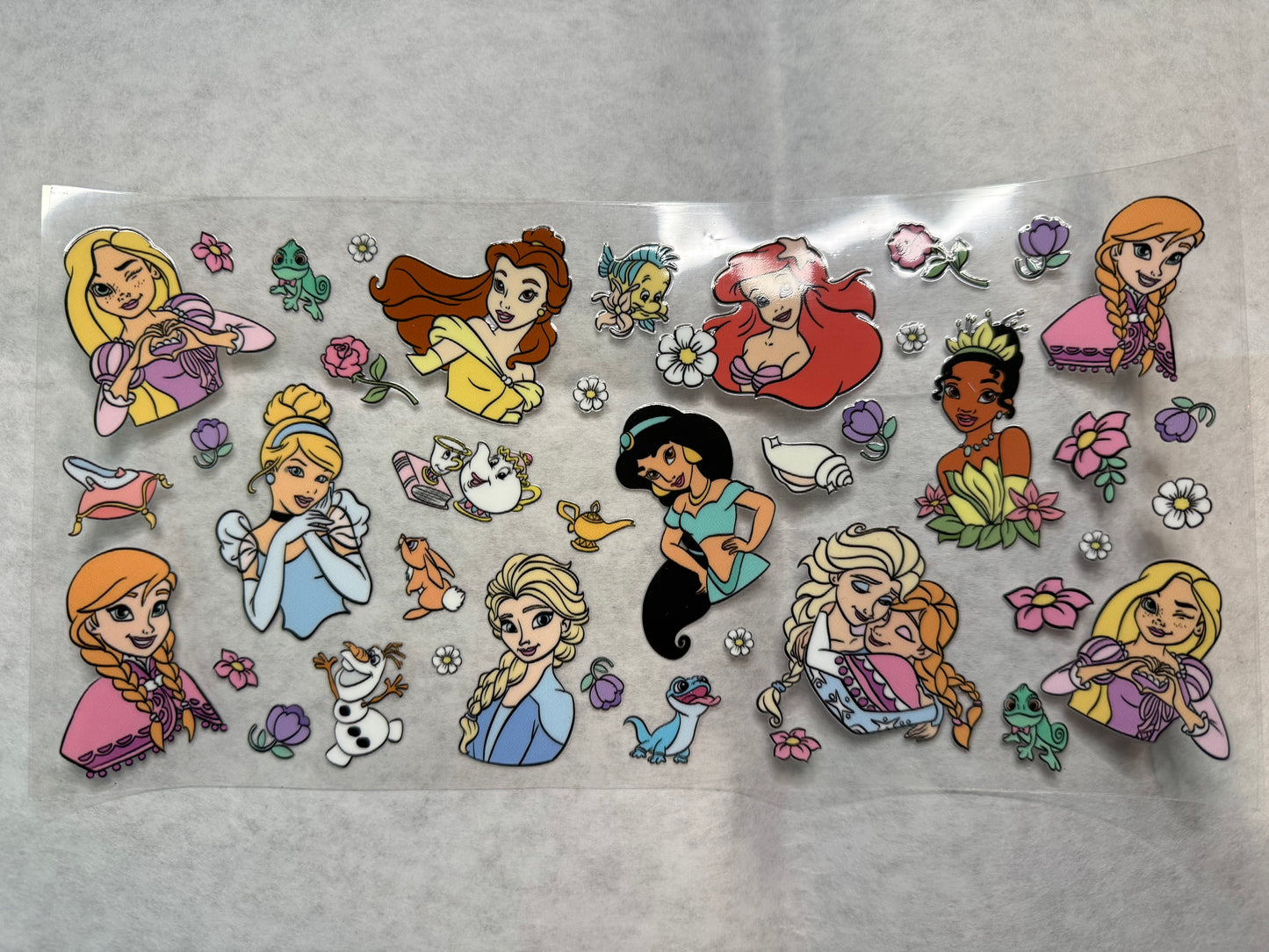 Princesses Wrap for 16oz, 20oz, 24oz