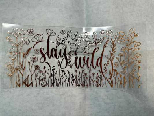Stay Wild Wrap for 16oz, 20oz
