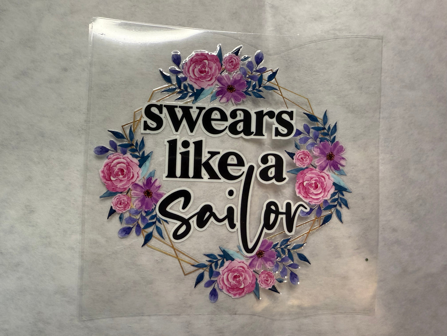 Swears Like a Sailor Decal for 16oz, 20oz, 24oz