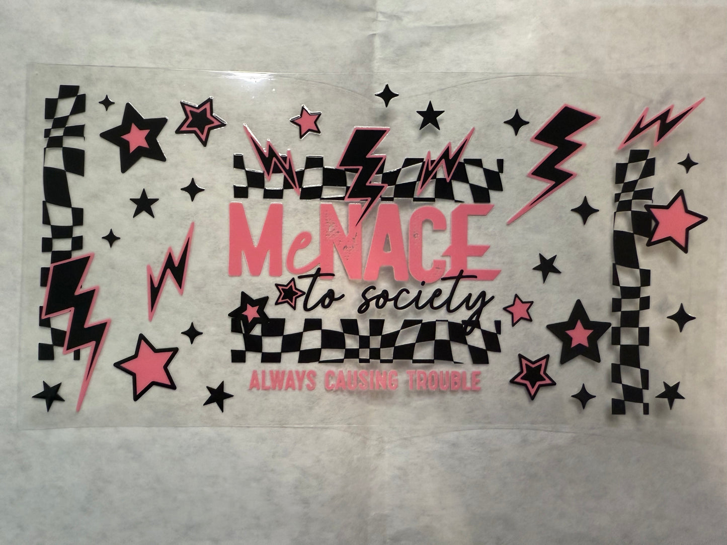 Menace to Society Wrap for 16oz, 20oz, 24oz