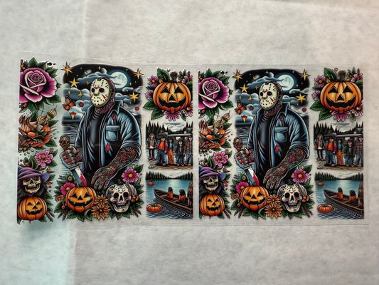 Jason/Halloween Wrap for 16oz, 20oz